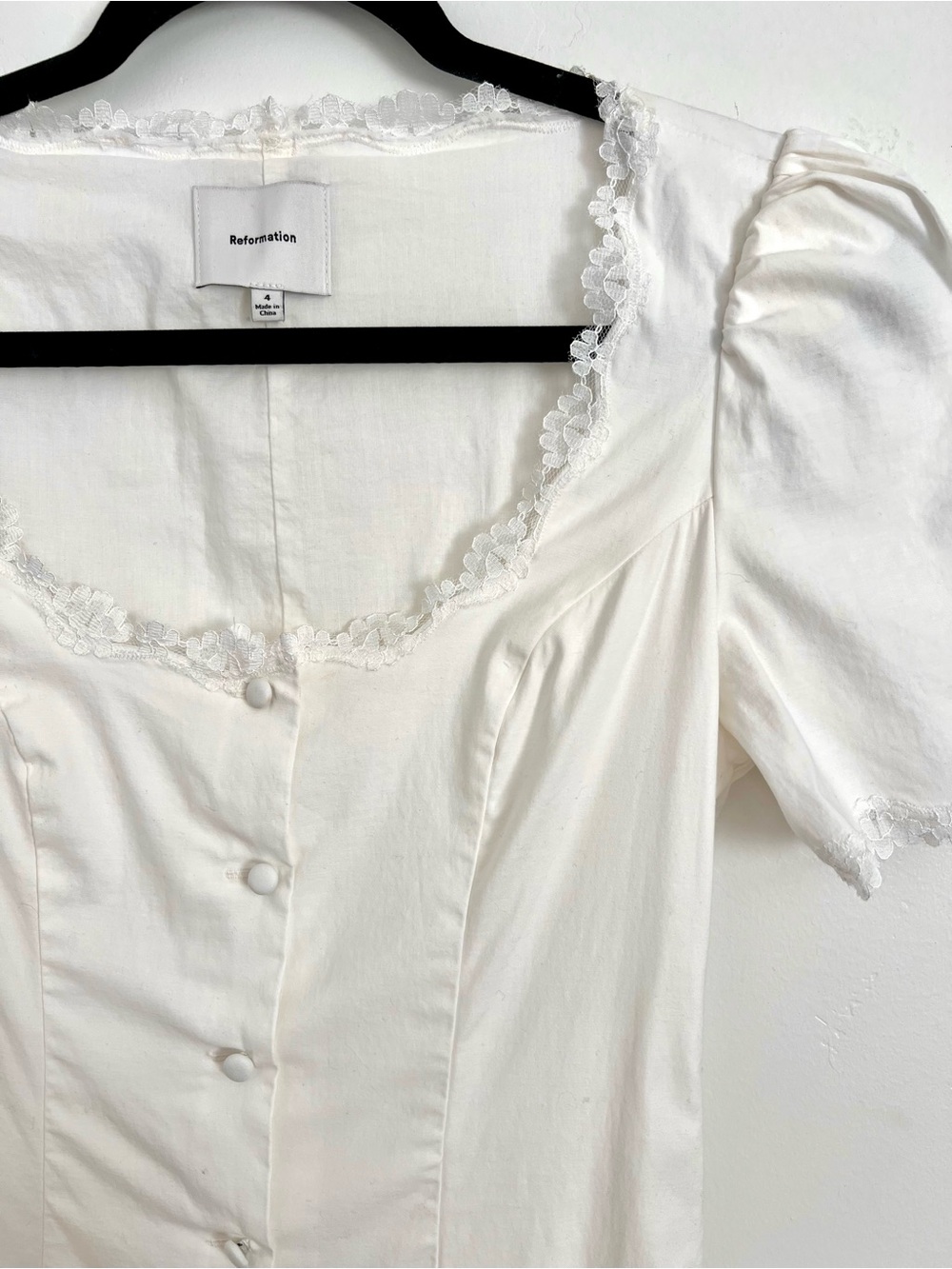 Reformation Alida Midi Dress, romantic, cottagecore, beachy dress. Size 4 NWOT - Picture 10 of 10
